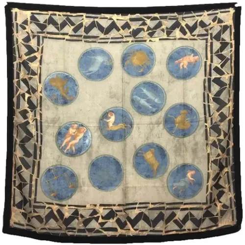 Pre-owned Scarves, female, , Size: ONE SIZE Pre-owned Silk scarves - Fendi Vintage - Modalova