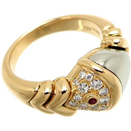 Pre-owned Jewellery, female, , Size: ONE SIZE Pre-owned Gold rings - Bvlgari Vintage - Modalova