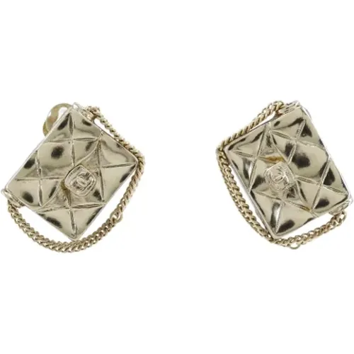 Pre-owned Jewellery, female, , Size: ONE SIZE Pre-owned Metal earrings - Chanel Vintage - Modalova