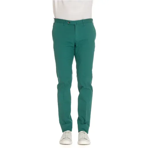 Stretch Cotton Gabardine Trousers , male, Sizes: M, S, L, 2XL, XL - PT Torino - Modalova