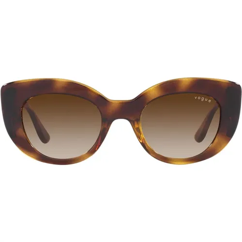 Sonnenbrille im Schmetterlingsstil mit Geflochtenen Bügeln - Vogue - Modalova