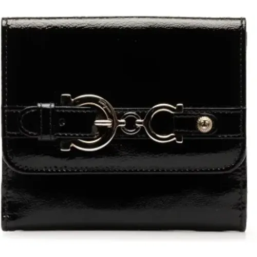 Pre-owned Wallets, female, , Size: ONE SIZE Pre-owned Leather wallets - Salvatore Ferragamo Pre-owned - Modalova