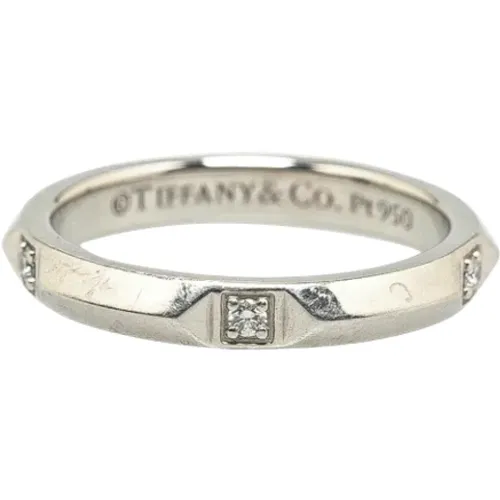 Pre-owned Jewellery, female, , Size: ONE SIZE Pre-owned Platinum rings - Tiffany & Co. Pre-owned - Modalova