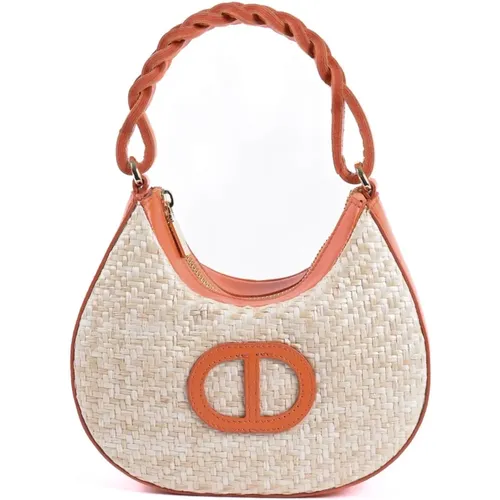 Stilvolle Torino Orange Handtasche , Damen, Größe: ONE Size - Dee Ocleppo - Modalova