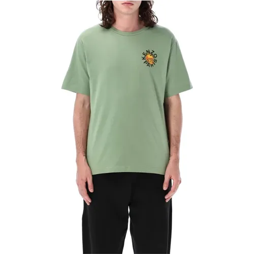 Orange Classic Crew-Neck T-Shirt , male, Sizes: S - Kenzo - Modalova