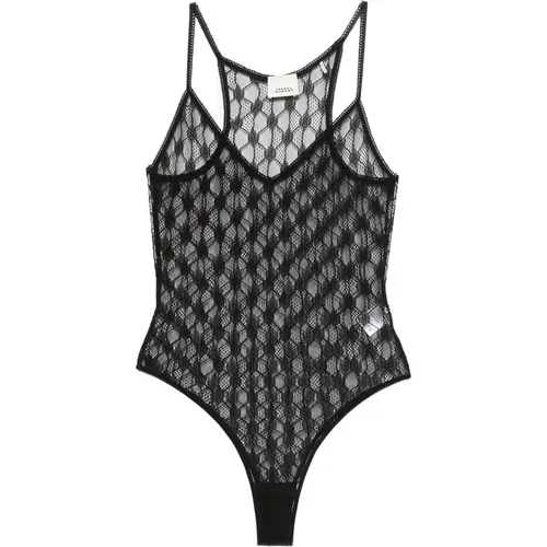 Body, female, , Size: S Geometric Pattern Bodysuit - Isabel marant - Modalova
