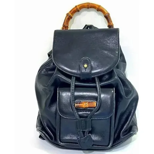 Pre-owned Backpacks, female, , Size: ONE SIZE Pre-owned Leather gucci-bags - Gucci Vintage - Modalova