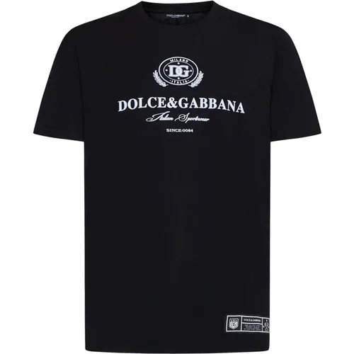 T-shirts and Polos , male, Sizes: S, M, L - Dolce & Gabbana - Modalova