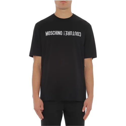 T-Shirts, male, , Size: XL Stylish Shirt - Moschino - Modalova