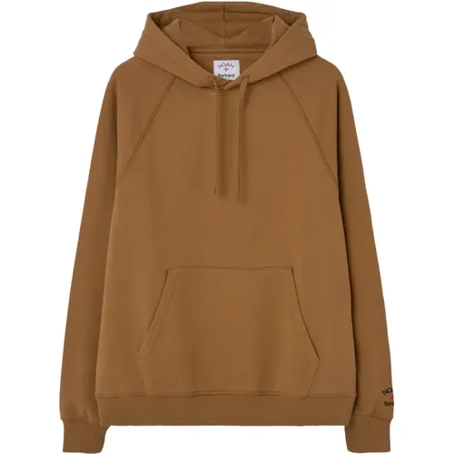 Hoodies, male, , Size: S Hooded Tobacco Sweater - Barbour - Modalova