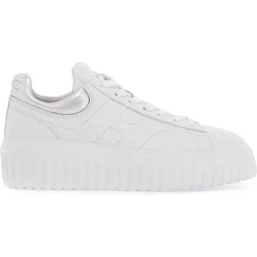 Gestreifte H-Stripes Sneakers , Damen, Größe: 39 1/2 EU - Hogan - Modalova