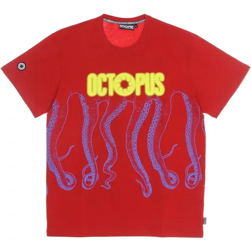 T-Shirts, male, , Size: M Blurred Tee Mens T-Shirt - Octopus - Modalova