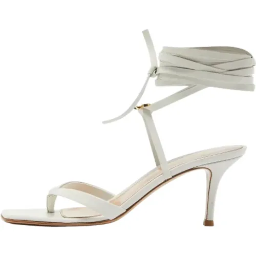 Pre-owned Sandals, female, , Size: 8 US Pre-owned Leather sandals - Gianvito Rossi Pre-owned - Modalova