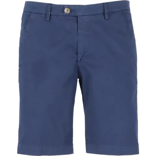 Blaue Bermuda-Shorts aus Baumwolle für Männer , Herren, Größe: W33 - Entre amis - Modalova