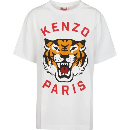 Lucky Tiger Oversize T-Shirt Kenzo - Kenzo - Modalova