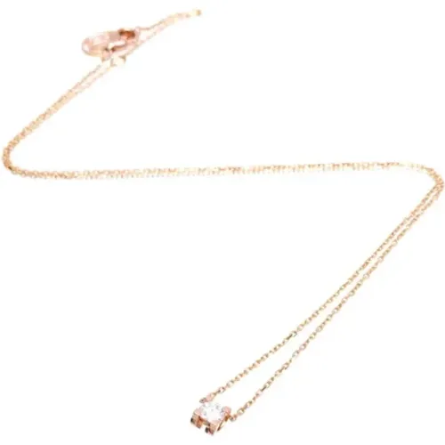 Pre-owned Jewellery, female, , Size: ONE SIZE Pre-owned Rose Gold necklaces - Cartier Vintage - Modalova