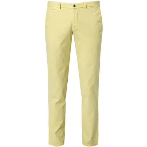 Trendige Chino mit subtilem Used-Look , Herren, Größe: W33 L34 - hiltl - Modalova