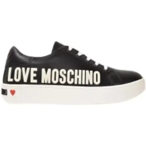Lace Flat Shoes Aw20 , female, Sizes: 7 UK, 3 UK - Moschino - Modalova
