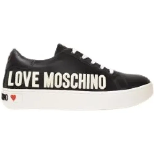 Lace Flat Shoes Aw20 , female, Sizes: 7 UK - Moschino - Modalova