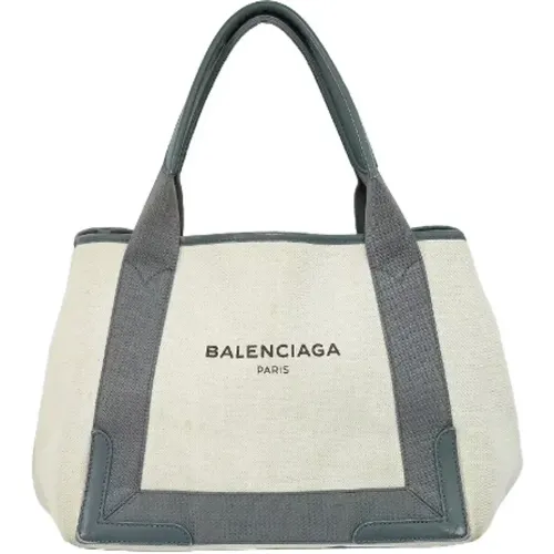 Pre-owned Tote Bags, female, , Size: ONE SIZE Pre-owned Canvas handbags - Balenciaga Vintage - Modalova