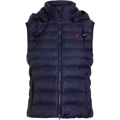 Navy Quilted Vest , female, Sizes: M, L, S - Ralph Lauren - Modalova