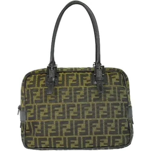 Pre-owned Tote Bags, female, , Size: ONE SIZE Pre-owned Canvas totes - Fendi Vintage - Modalova