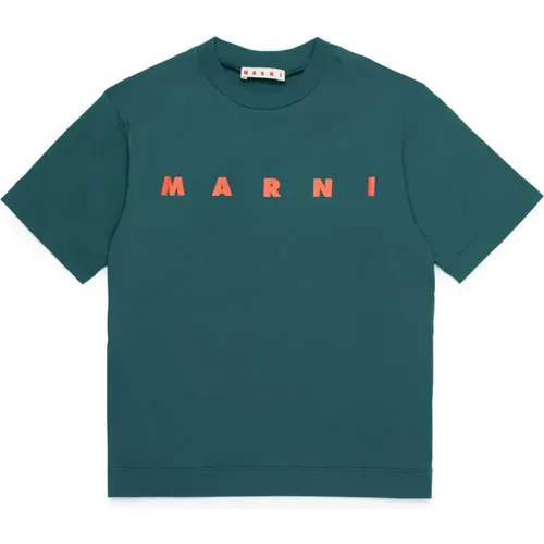 Logo Jersey T-Shirt Marni - Marni - Modalova