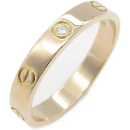 Pre-owned Jewellery, female, , Size: ONE SIZE Pre-owned Rose Gold rings - Cartier Vintage - Modalova