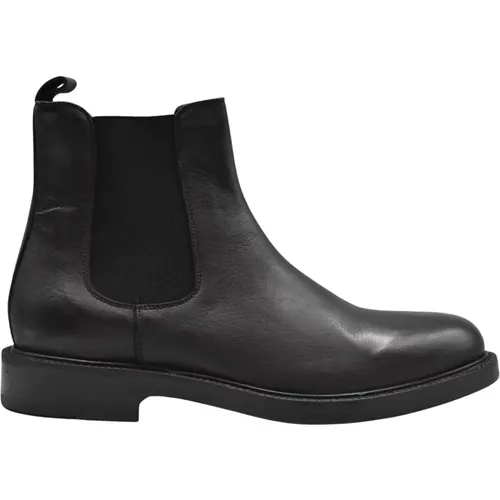 Chelsea Boots, male, , Size: 11 US Dark Flat Shoes - Ernesto Dolani - Modalova