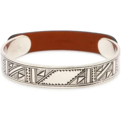 Pre-owned Jewellery, female, , Size: ONE SIZE Pre-owned Silver bracelets - Hermès Vintage - Modalova