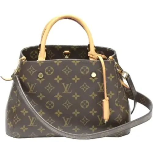 Pre-owned Canvas shoulder-bags , female, Sizes: ONE SIZE - Louis Vuitton Vintage - Modalova