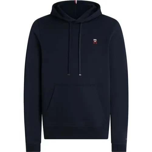 Hoodies, male, , Size: S Mens Sweatshirt DW5 - Tommy Hilfiger - Modalova