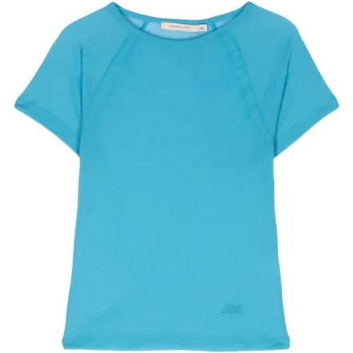 Blaues Baumwoll-T-Shirt , Damen, Größe: S - Paloma Wool - Modalova