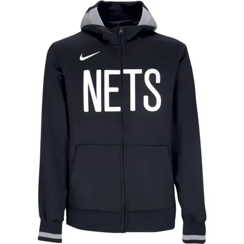 Brooklyn Nets Leichter Zip-Hoodie , Herren, Größe: XL - Nike - Modalova