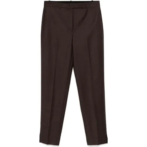 Flanell High-Waist Tapered Hose - Theory - Modalova