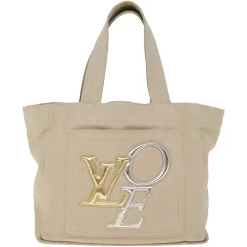 Pre-owned Tote Bags, female, , Size: ONE SIZE Pre-owned Canvas louis-vuitton-bags - Louis Vuitton Vintage - Modalova