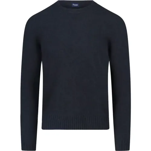 Schwarze Pullover für Männer , Herren, Größe: 2XL - Drumohr - Modalova