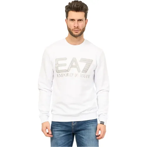 Sweatshirts , male, Sizes: L, XL, 2XL, S - Emporio Armani EA7 - Modalova