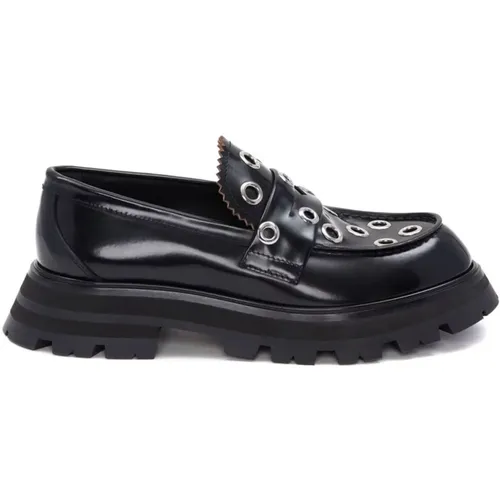 Wander Eyelet Loafers - Stylish Flat Shoes , female, Sizes: 6 UK, 7 UK - alexander mcqueen - Modalova