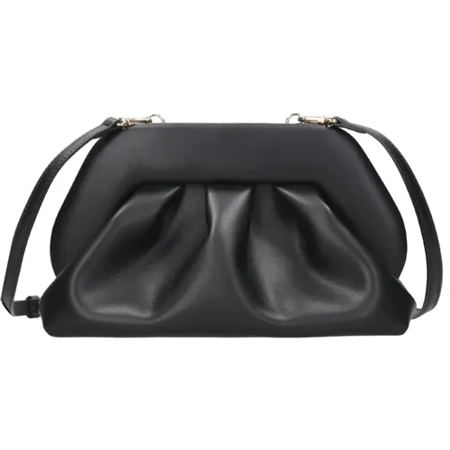 Vegane Stoff Clutch Tasche Schwarz - THEMOIRè - Modalova