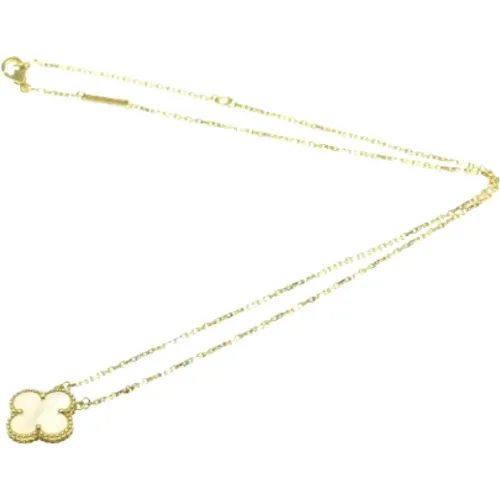 Pre-owned Gold necklaces , female, Sizes: ONE SIZE - Van Cleef & Arpels Pre-owned - Modalova