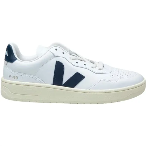 Blue Leather Sneakers , male, Sizes: 7 UK, 8 UK, 11 UK, 10 UK, 9 UK - Veja - Modalova