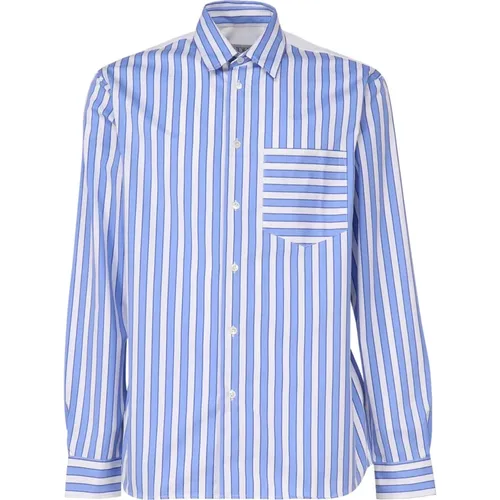 Casual Shirts, male, , Size: S Vertical Striped Shirt - JW Anderson - Modalova