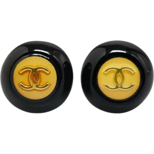 Pre-owned Jewellery, female, , Size: ONE SIZE Pre-owned Plastic earrings - Chanel Vintage - Modalova