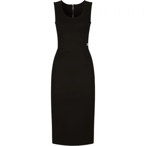 Stylish Daytime Midi Dress , female, Sizes: 2XS, XS, M - Dolce & Gabbana - Modalova