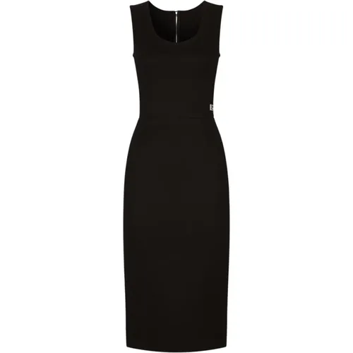 Stylish Daytime Midi Dress , female, Sizes: XS, M - Dolce & Gabbana - Modalova