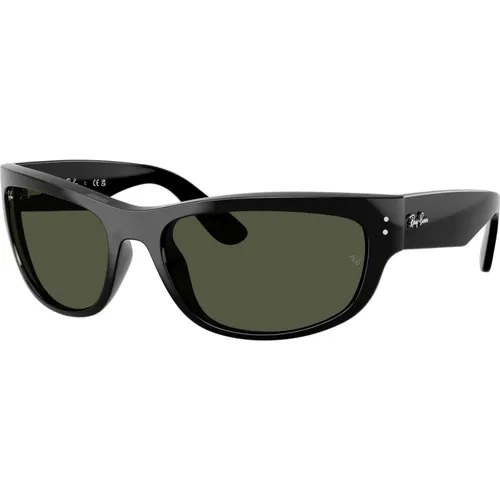 Mega Balorama Sunglasses Green , unisex, Sizes: 60 MM - Ray-Ban - Modalova