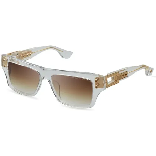 Crystal Yellow Gold Sunglasses Brown Shaded,GRANDMASTER Seven Sunglasses - Dita - Modalova
