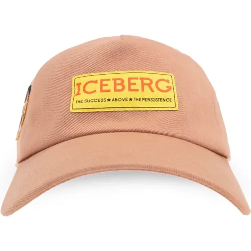 Caps, male, , Size: ONE SIZE Cap with logo - Iceberg - Modalova