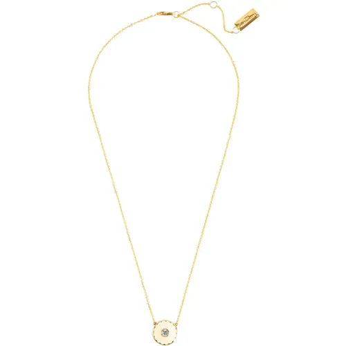 Necklaces, female, , Size: ONE SIZE Reversible Pendant Necklace with Zircon Set - Marc Jacobs - Modalova